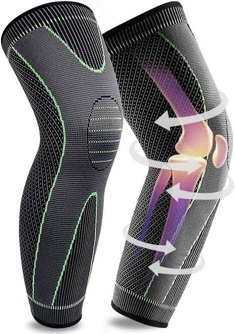 c74c2ef3104892885bc14cfbc544a5eb 1 Piece Adjustable Compression Knee Support Brace | Breathable Elastic Knee Pad With Strap For Pain Relief, Sports Protection, And Joint Support (With Box)