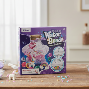 DIY Water Beads Decorative Bottle Kit: Create Your Own Mesmerizing Sensory Art Piece.
