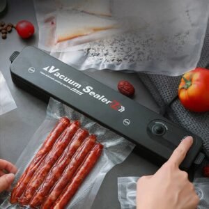 c771eb518c8ba6581ce9902a3086b85c Vacuum Sealer Hand Machine ZKFK-001 | Automatic Food Sealer with 5 Vacuum Bags for Fresh Food Storage & Kitchen Organization