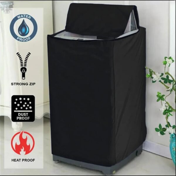 Waterproof Top Load Washing Machine Cover – Durable Parachute Fabric, Random Color