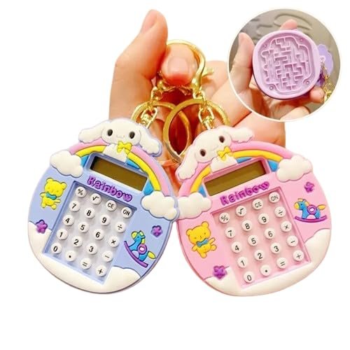 c89ad4faa79a6646aa60b934ad9032c7 Cute Calculator Keychain | Trendy Stationery | Mini Portable | Fun Problem Solving (Random Design)