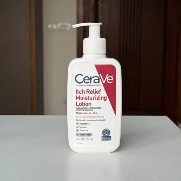 c89f5a5cf42412f944f517335a8193de CeraVe Itch Relief Moisturizing Lotion | Fast-Acting Relief for Dry, Itchy Skin | With Ceramides, Niacinamide & Hyaluronic Acid | 237ml