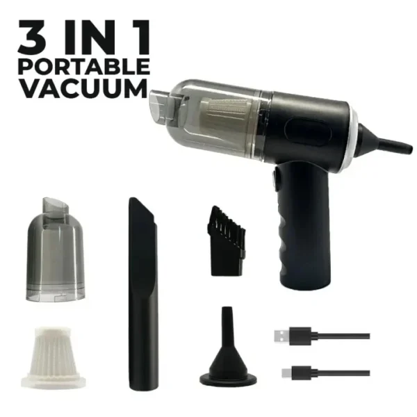c95788e3702323884534f92d79dae543 3-in-1 Portable Cordless Vacuum Cleaner | Compact Handheld Dust Cleaner