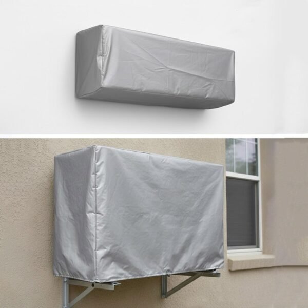 c98f9bfc01d5c8d7d77a3f1107aa4594 AC Cover 1.5 Ton Dust Proof, Waterproof, Parachute Material (2 Pcs Set)