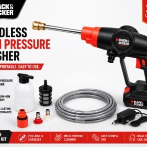 BLACK & DECKER IMPORTED Cordless High Pressure Washer – Single Lithium Battery Power