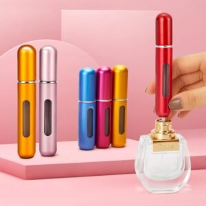 caaf51263c354e2045d65ea3eceb5e4e Portable Refillable Perfume Atomizer Spray Bottle - Travel Accessory Designed For Fragrance Storage And Daily Grooming Routine - 5ml (Random Color)