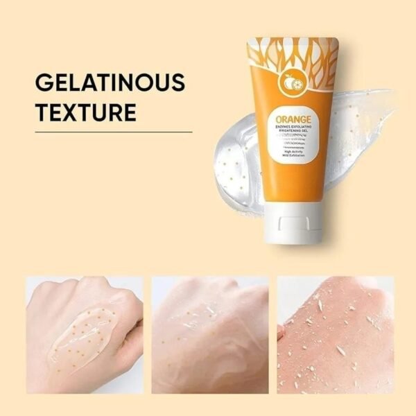 cadf00b384e8b43c31c53e14e84fada1 Orange Enzyme Exploiting Gel – Brightening, Exfoliating & Nourishing Citrus Skincare for Radiant, Healthy, Glowing Complexion Every Day (120gm)