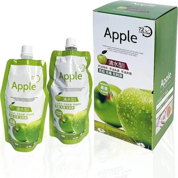 Apple Hair Color Cream Gentle Formula Provides Rich Color Smooth Application Long Lasting Shine Nourishes Hair - 1000ML