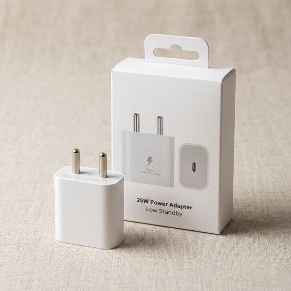 cb911c2b01f5688ad94b5bc9d2f1189b 25W Original Power Adapter | White Type-C Fast Charger China Imported