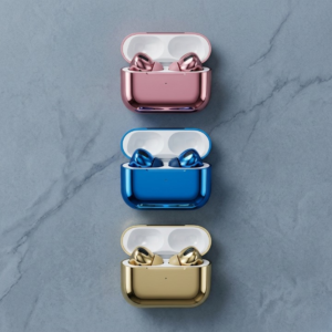 cbbf78013d88eac1b214430a6f48043d Premium AirPod Pro 2 Glossy Edition - Stylish Shining Wireless Earbuds with High-Fidelity Sound - Without Box - Random Color