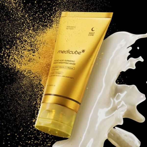 ce9fff273399427a66493709c9e6e517 Medicube Turmeric Overnight Wrapping Peel Off Mask 75ml Korean Skincare With Collagen For Glowing Elastic Skin - Made In Korea