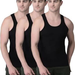 d01e7271fb248c76fc16eda14ebaa791 Pack of 3 Men's Cotton Banyan Vest – Soft, Breathable & Comfortable Daily Wear Undershirts for Men