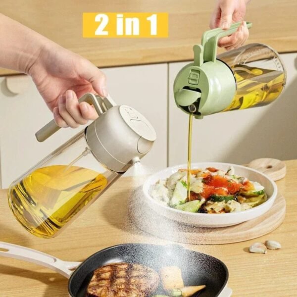 d184b92891f761ec3b8c6c1eea77bc82 2-in-1 Oil Sprayer Bottle for Kitchen – Spray & Pour Dispenser for Cooking, Baking and BBQ