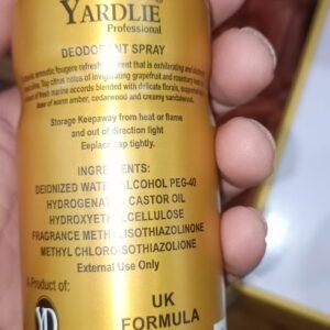 Yardlie Professional 1 MILLIAN Perfume Body Spray (150ml): High-Impact, Long-Lasting Fragrance for Men