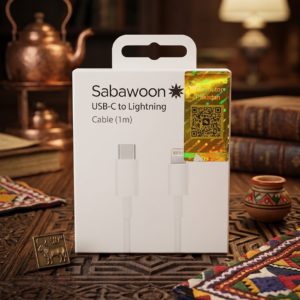 d2822107136eec2de9ad8c6a5fc39c22 Sabawoon USB-C To Lightning Cable | 1m White Fast Charging & Data Transfer Cord