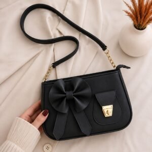 d33077ef41ef816c1babd0d6e04864e2 Bella Bow Shoulder Bag – Fashion Mini Handbag with Decorative Bow Design