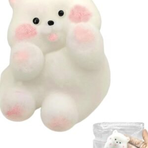 d6c8a8638e9687c81192f3306cc1f8db Squishy Stress Relief Funny Novelty Cute Animals Stress Relieving Fidget for Boys Girls Birthday Party Gifts Anxiety&Relaxation for Kids Teenage (White)