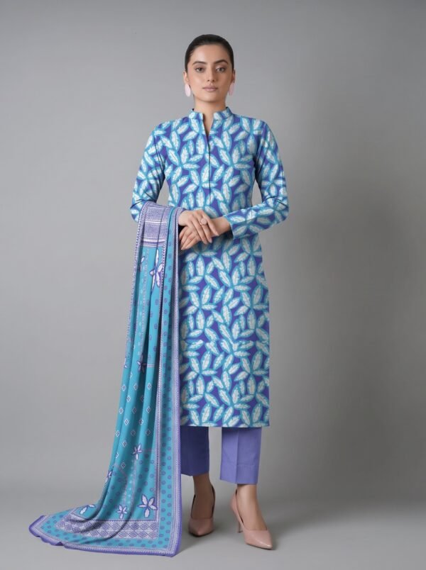 d80a27f04a62534f1aa5e38f1c576763 Bareeze Unstitched Lawn Collection With Printed Fancy Lawn Shirt, Printed Fancy Lawn Dupatta And Dyed Lawn Trouser 3-Piece Suit
