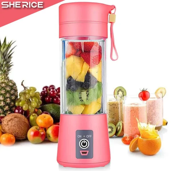 d9b10c922b6fdd08da954956c7d6a9d8 Juicer Blender 6 Blade – Portable Fruit Blender