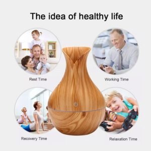 db52d4c4721652e24023ce948edf1f13 Mini Ultrasonic Aromatherapy Diffuser – Cool Mist Air Humidifier & Essential Oil Aroma Diffuser for Home, Office & Bedroom - Random Color
