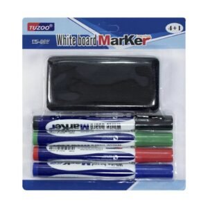 dba9603bd6fd02683f3af492baa48c94 Dry Erase Whiteboard Markers Set – 4 Vibrant Colors with Duster, Refillable & Eco-Friendly, Perfect for Home, School, and Office