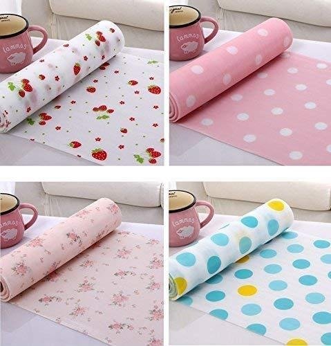 dbb76c18e0f1761441950b4ffe7f81a1 Kitchen Anti-Slip Foam Drawer Mat | Waterproof Cushion Sheet For Cupboards, Refrigerators & Tables - Size 45*150 cm | Random Colour