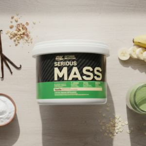 dd1e0d988b51ea4fa0b164a320901307 Optimum Nutrition Serious Mass Vanilla – High-Calorie Weight Gainer With 1250 Calories, 50g Protein, 252g Carbs & Added 3g Creatine for Muscle Growth (300g)