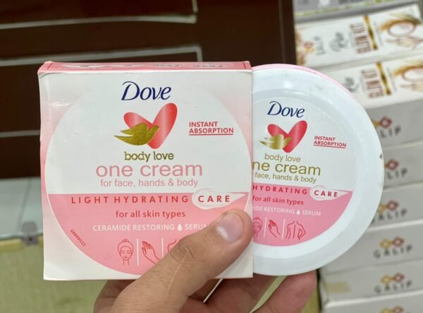 dd2535f907843daeb8ee0db229cc9c61 Dove Body Love One Cream – All-in-One Moisturizer for Face, Hands & Body | Deep Hydration, Soft Skin & Nourishing Daily Care ( 250 )gram