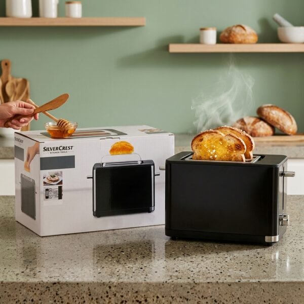 dd7b65a6d350ec52f4cea0701a5b6d7f SilverCrest Premium Digital Toaster 900W with LED Display