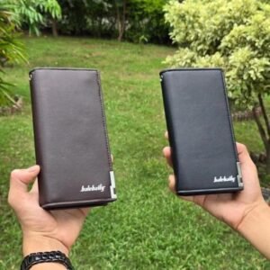 dd83aefea76cff8e9631209b4c487001 Balebaily Long Wallet Slim Multi Pocket PU Leather Design