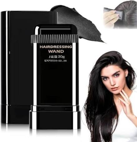 ddeb3f6fba8dc27e5cd04f7a0869b8be Ehmznv Hair Color Wand | Hairdressing Dye Hairdressing Wand Instant Root Touch-Up – Natural Hair Color Stick for Hair Coverage - Black & Brown (20g)
