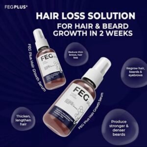 Screenshot FEG PLUS Hair & Beard Growth Serum Spray 50ml | Seaweed Extract, Rosemary, Redensyl, Anagain & Minoxidil | Anti Hair Loss, Regrowth Treatment