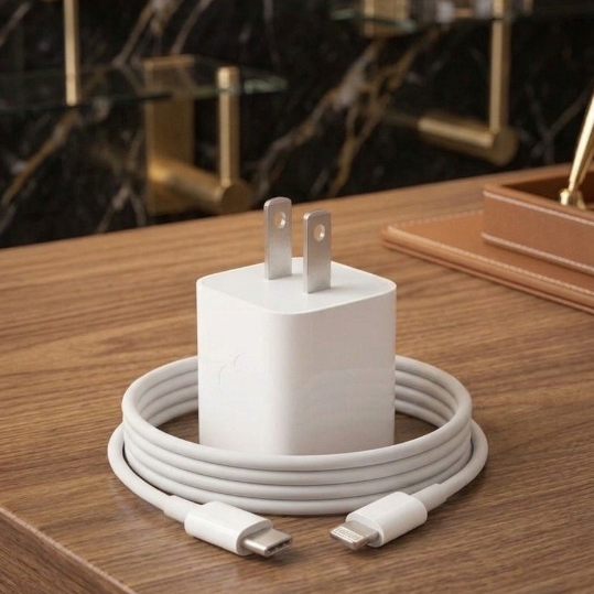 e0f1c4297fbc842009227cb021ed4e8c 20W USB-C Power Adapter + USB-C to Lightning Fast Charging Cable (1m) Set