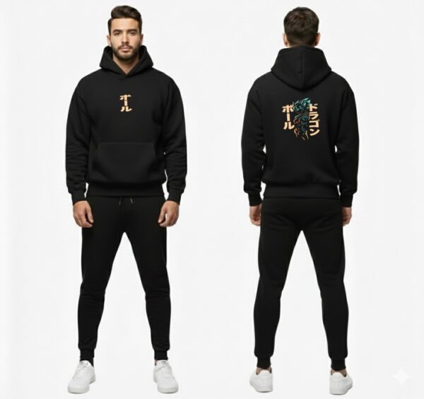 e11e50b395f76ca2f325f78be8d2ebf3 Premium Urban Streetwear Anime Edition: Heavyweight Graphic Hoodie Set with Japanese Calligraphy Detailing
