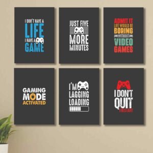e176e983b26f81612bb80cfb501158bd set of 6 Motivational sticky canvas frames for wall decore / sticky phototiles