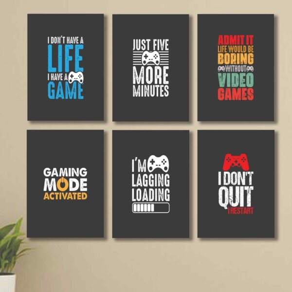 e176e983b26f81612bb80cfb501158bd set of 6 Motivational sticky canvas frames for wall decore / sticky phototiles