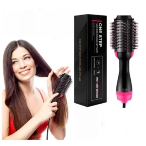 e1bbcc449c9c8cdf6d52da306933ae57 3 in 1 Professional Hot Air Hair Brush Styler - Dryer, Straightener & Curler