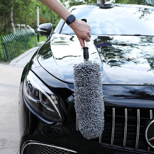 e1ec5f89a2a4983f2415fd1ba755a77c Car Duster Kit Microfiber Brush Exterior Interior Scratch Free Cleaning Tool For Car Truck SUV RV Motorcycle
