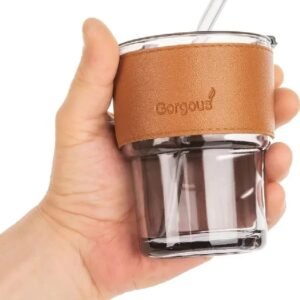 e3062ba86ac2337aec854766177813bb Reusable Coffee Mug with Straw – Leakproof Lid & Heat-Resistant PU Leather Sleeve for Hot & Cold Drinks (300ml)