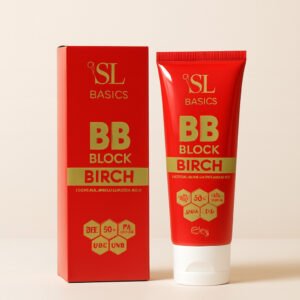 e44d5ad71ecce24742977f0e99f4affc SL Basics BB Block SPF 50+ Tinted Sunscreen – Hydrating BB Cream with Vitamin E & Lotus Extract (50ml)