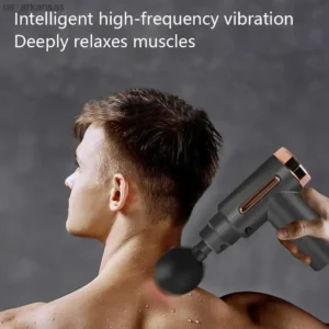 e47588fb2c66aedba6f26f4373a74203 4-in-1 Massage Gun | Deep Tissue Percussion Massager with 4 Attachments | Handheld Electric Muscle Therapy Device