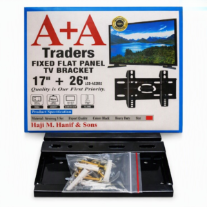 e6de7c9544ae0685a67fd3099ef19df8 Fixed Flat Panel TV Wall Mount Bracket 17" to 26" LCD/LED – Heavy Duty TV Wall Stand (Max 30kg)