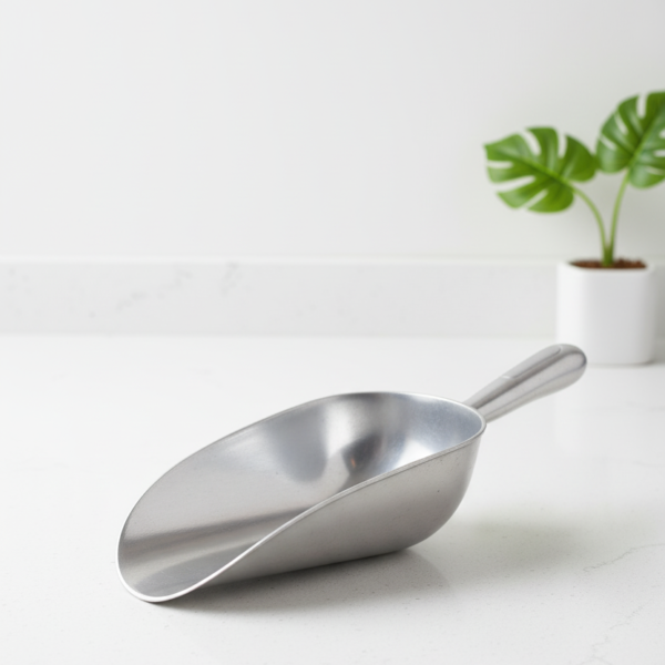 e8f1f2f2db08d66fd9f3a58dd1340777 Durable Cast Aluminum Utility Scoop | Heavy-Duty Multi-Purpose Metal Scoop for Kitchen, Baking, Ice, Grains, Flour, Pet Food & Household Use