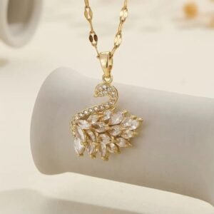 e92059ddbc41d9aec5d4960cdc2e95e2 Swan Zircon Necklace - Jewelry Product Designed For Personal Style And Daily Fashion Routine
