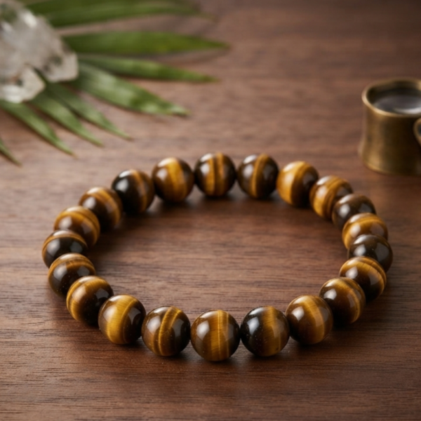 e9abad0f7a7ac0b10ecdf48a0ffead55 Natural Tiger Eye Stone Bracelet - Genuine Gemstone Beaded Wristband Healing Crystal Jewelry For Men And Women Fashion Accessory