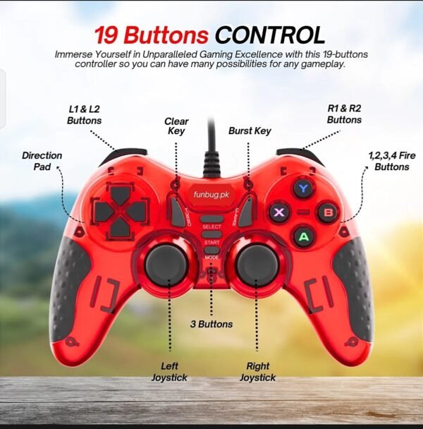 ec4290b6a7a1e64f2a06c4572d81dad6 Pro-Level Wireless Gaming Controller – Dual Analog Joystick, Turbo Mode & Ergonomic Grip