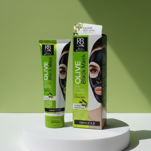 ec7fbf79d0379c3f72a689c9b4327c26 RB Cosmetics Real Beauty Olive & Charcoal Black Peel‑Off Mask | Deep Cleansing & Purifying Care | Original