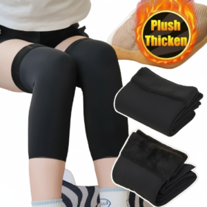 ecbc50f03fb7727d5052064269f340ad 1 Pair Thermal Wool Knee Brace Sleeves – Long Warm Leg Support For Winter, Pain Relief & Joint Protection For Men And Women (Black)
