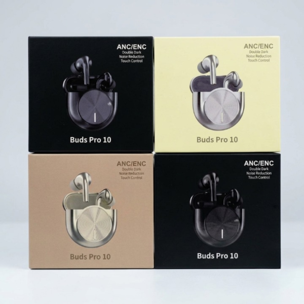 ecf06a2fc212c5a25c69ce3fd85964c1 Buds Pro 10 ANC/ENC Wireless Bluetooth Earbuds – Touch Control | Noise Reduction | Random Color