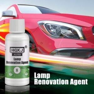 HGKJ-8 50ml Car Headlight Restoration Agent Powerful Cleaner For Clear Shine And UV Protection | Restores Cloudy Yellowed Headlights To Like-New Condition